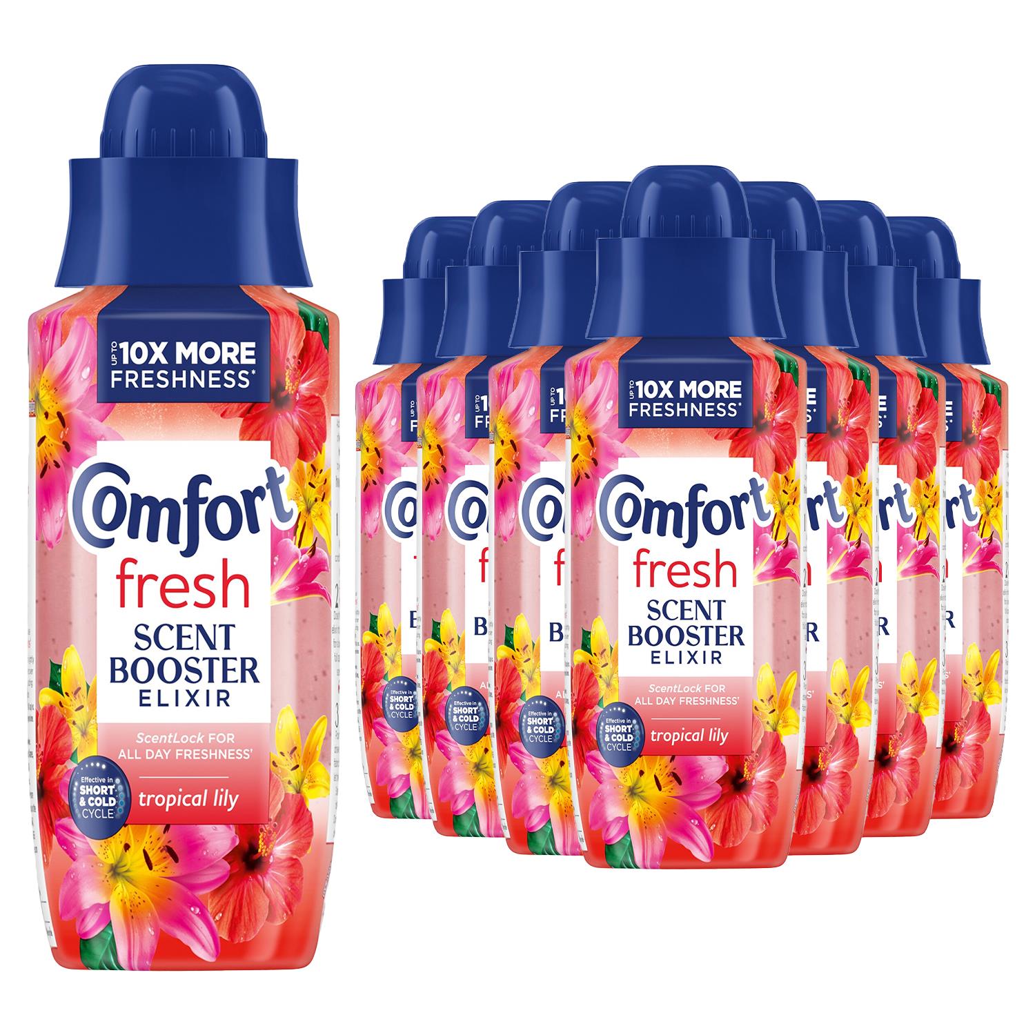 Fresh Tropical Lily Liquid Scent Booster Elixir All Day Fresh 342ml, 8pk