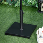 Steel Square Parasol Stand 18kg W/ Adjustable Knob