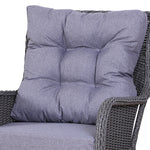 Sofa Chair & Stool Table Set Wicker Furniture