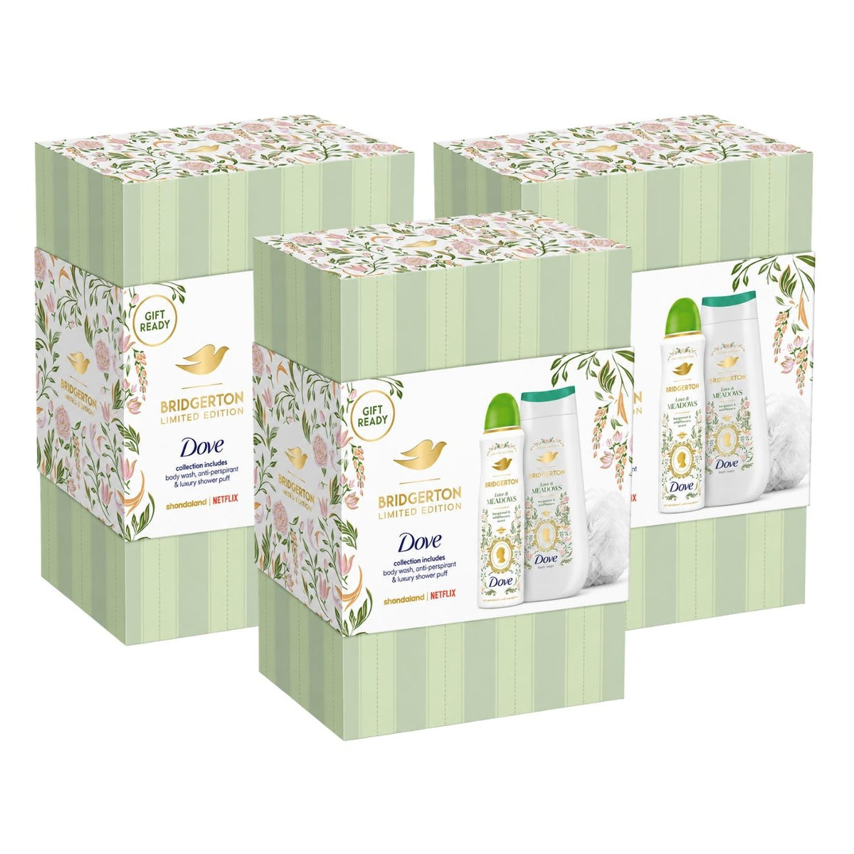 Love And Blossom Limited Edition Body Wash Gift Set, 2 Piece | Set of 3