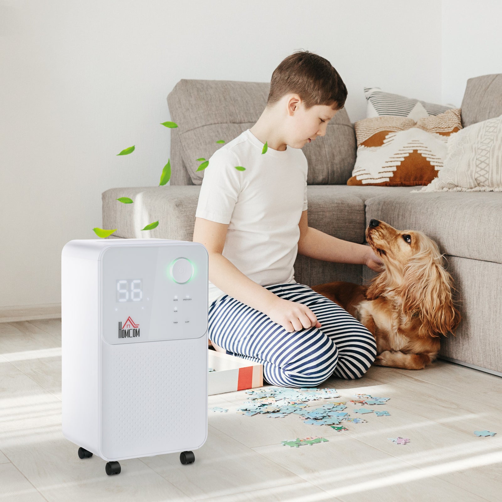 2l Portable Quiet Dehumidifier 12l Per Day Electric