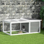 Rabbit Hutch Animal Cage Pet Run Cover, With Water-resistant Asphalt Roof