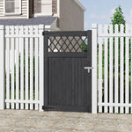 90cm W X 90/120/150/180cm H Rhombus Garden Wood Fence Gate | 150cm