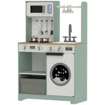 AIYAPLAY Kids Play Kitchen, Pretend Play Toy Kitchen Playset For 3-6 Years