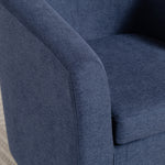 Millie Fabric Accent Chair | Denim Blue