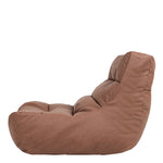 Lorenzo Faux Leather Bean Bag Lounger Brown Giant Bean Bags, Brown