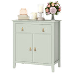 Sideboard With Drawer, Adjustable Shelf For Living Room | One Size | Green