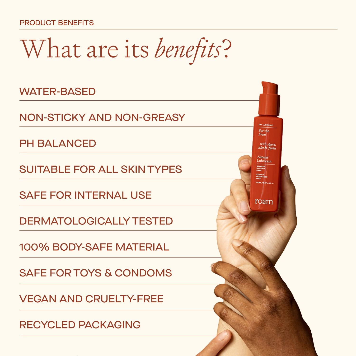 Lubricant Natural & Vegan Water Based Suitable For Sensitive Skin, 200ml