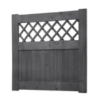 90cm W X 90/120/150/180cm H Rhombus Garden Wood Fence Gate | 90cm