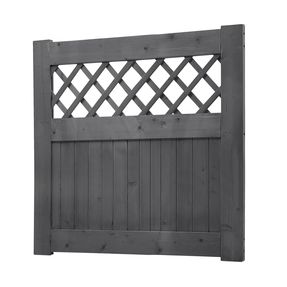 90cm W X 90/120/150/180cm H Rhombus Garden Wood Fence Gate | 90cm