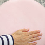 Round Pouffe Storage Footstool With Hidden Space | Pink
