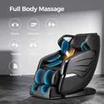 Zero Gravity Back Heated Full Body Massage Chair With Handheld Controller | Black