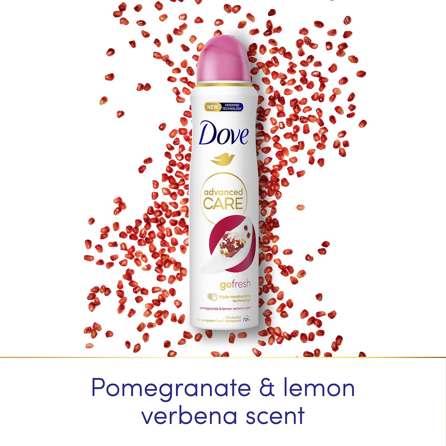 Antiperspirant Advanced Go Fresh Pomegranate & Lemon Deo For Women, 3x150ml