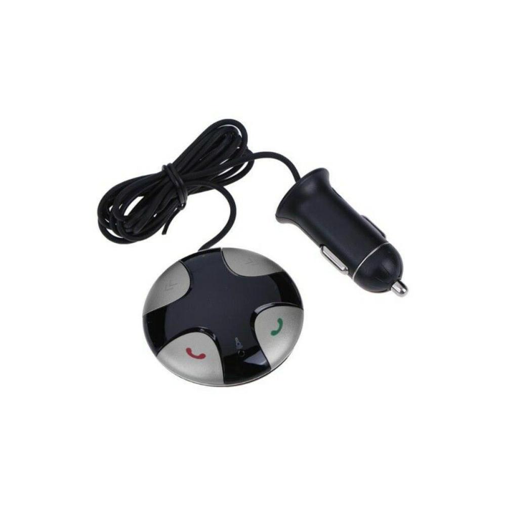 Round Bluetooth Fm Transmitter Mp3 Player & Usb Charger & Hands Free Calling