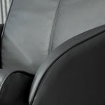 Swivel Armchair With Footstool And Adjustable Backrest | One Size | Black