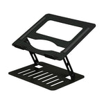 Aluminium Alloy Foldable Laptop Stand Adjustable, Portable & Ventilated Laptop Holder For 11 To 17 Inch Laptops | Black