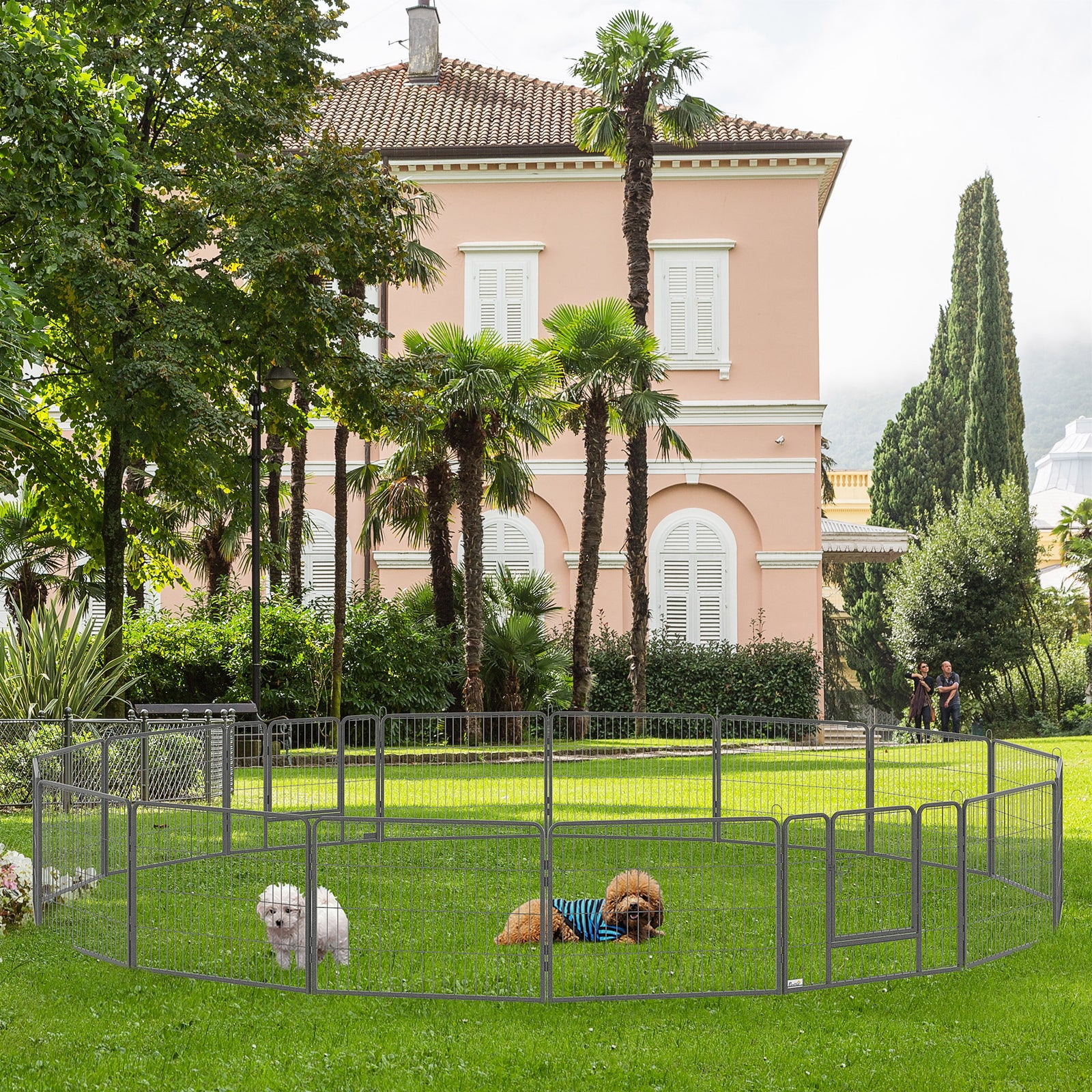 16 Panels Heavy Duty Puppy Play Pen For Small 60hcm