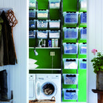 50 Classic Transparent Plastic Storage Box With Lid, 52 Litre