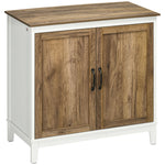 Farmhouse Storage Cabinet Sideboard With 2 Doors