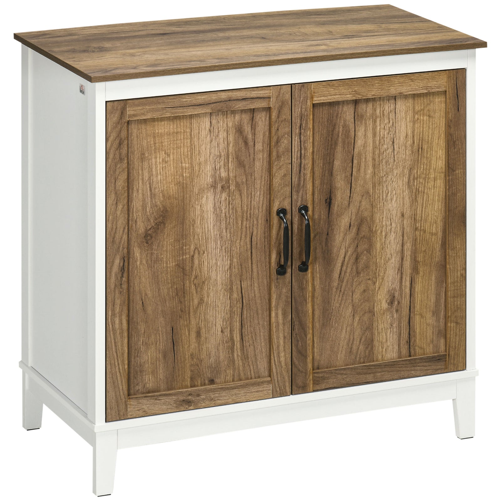 Farmhouse Storage Cabinet Sideboard With 2 Doors