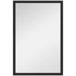60x40/70x50cm Wall Bathroom Mirror For Home Decor Vanity | Medium | Black