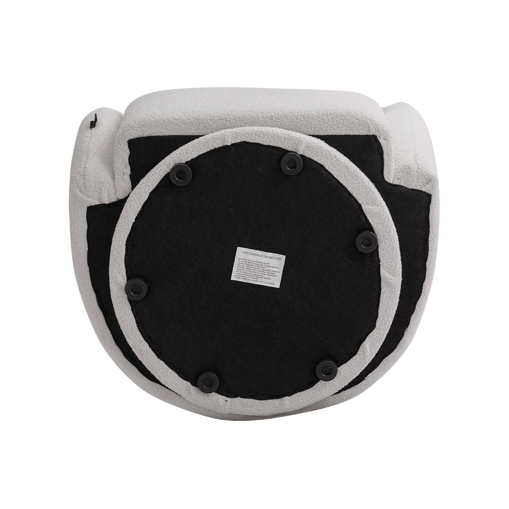 Swivel Tub Chair Upholstered Single Sofa