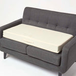 Cotton Orthopaedic Foam 2 Seater Booster Cushion | 50cm x 100cm | Cream
