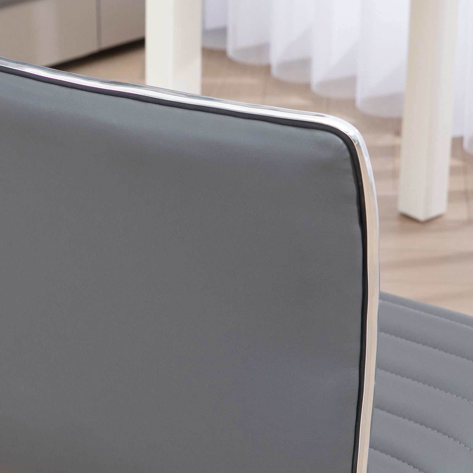 Ergonomic Executive Chair Armless | Dove Gray