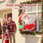 1m H Christmas Inflatable Outdoor Decorations With Led Lights