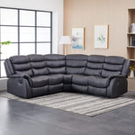 Astoria Reclining Corner Sofa | Corner | Black