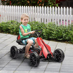 12v Electric Go Kart W/ Forward Reversing 2 Speeds For 3-8 Yrs | Red
