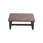 Step Stool With Metal Frame | Brown