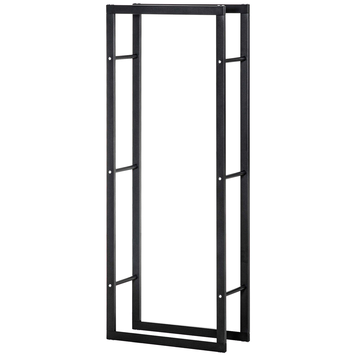 Metal Firewood Rack Elevated Design 150H x 60Wcm