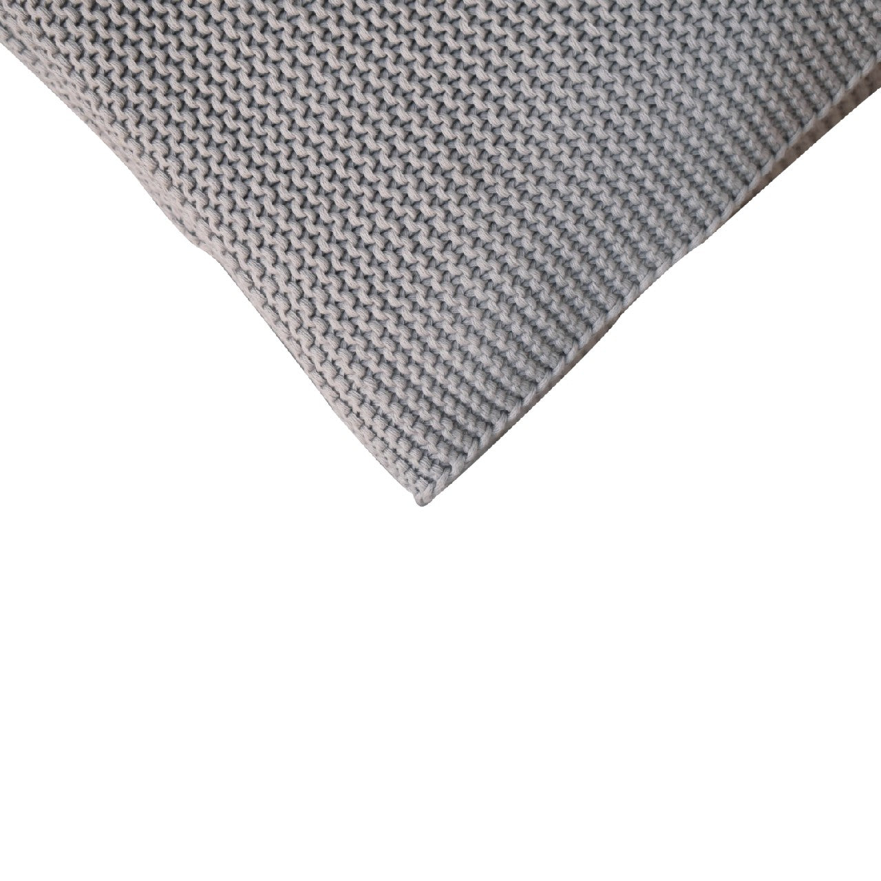 Double Knitted Throw | Grey
