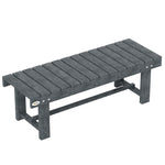 1 Piece 2-seater Wooden Fir Garden Bench