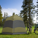 Outsunny Double Layer Dome Tent, 4 Man Hexagon