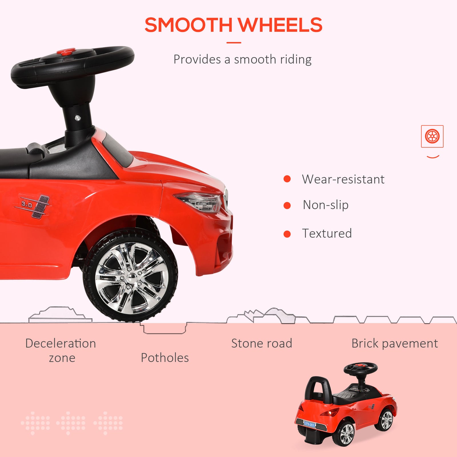 Ride On Car Baby Toddler Walker Foot To Floor Sliding Car Slider | Red