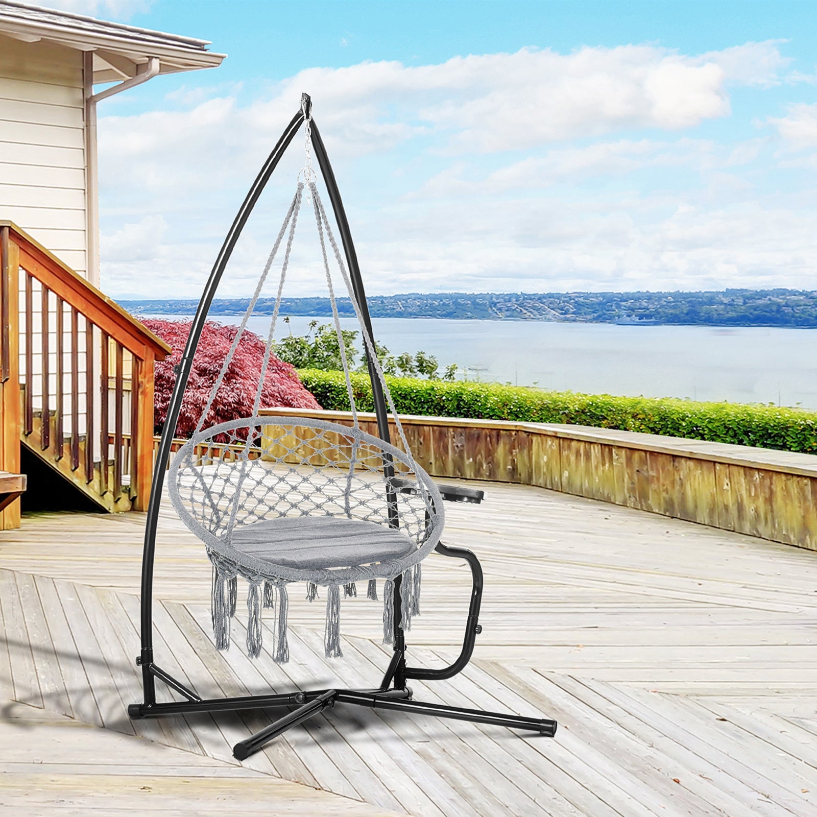 Hammock Chair Stand Only Construction Heavy Duty
