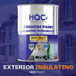 HQC Paint Exterior Wall Insulating Paint - Weatherproof, Heat Reflecting & Energy Saving