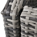 4 Pcs Pe Rattan Wicker Outdoor Dining Set