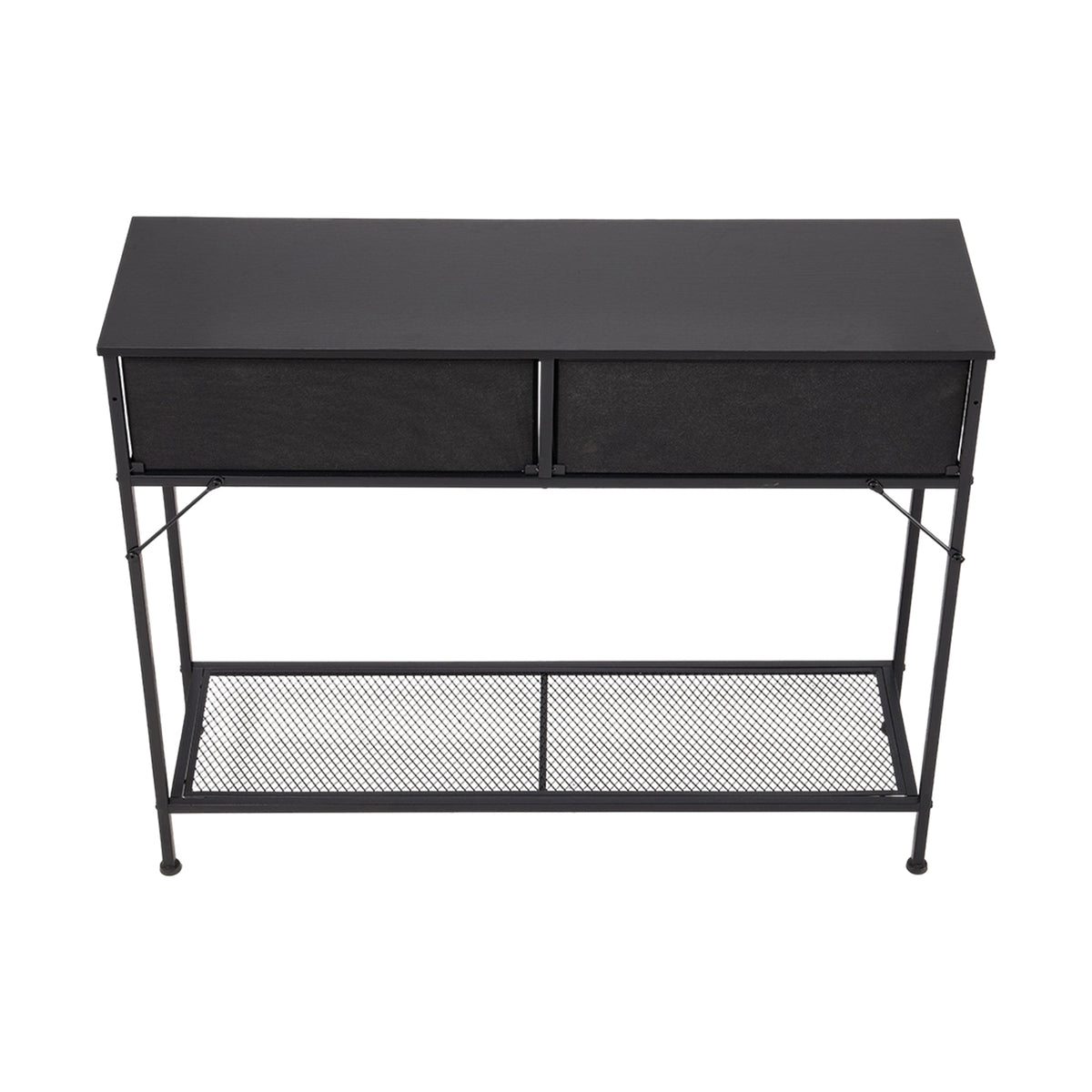 Breeins Console Table With Fabric Drawers For Hallway Living Room