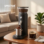 Spector Coffee Grinder Usb Rechargeable Timer Memory 60 Settings Black