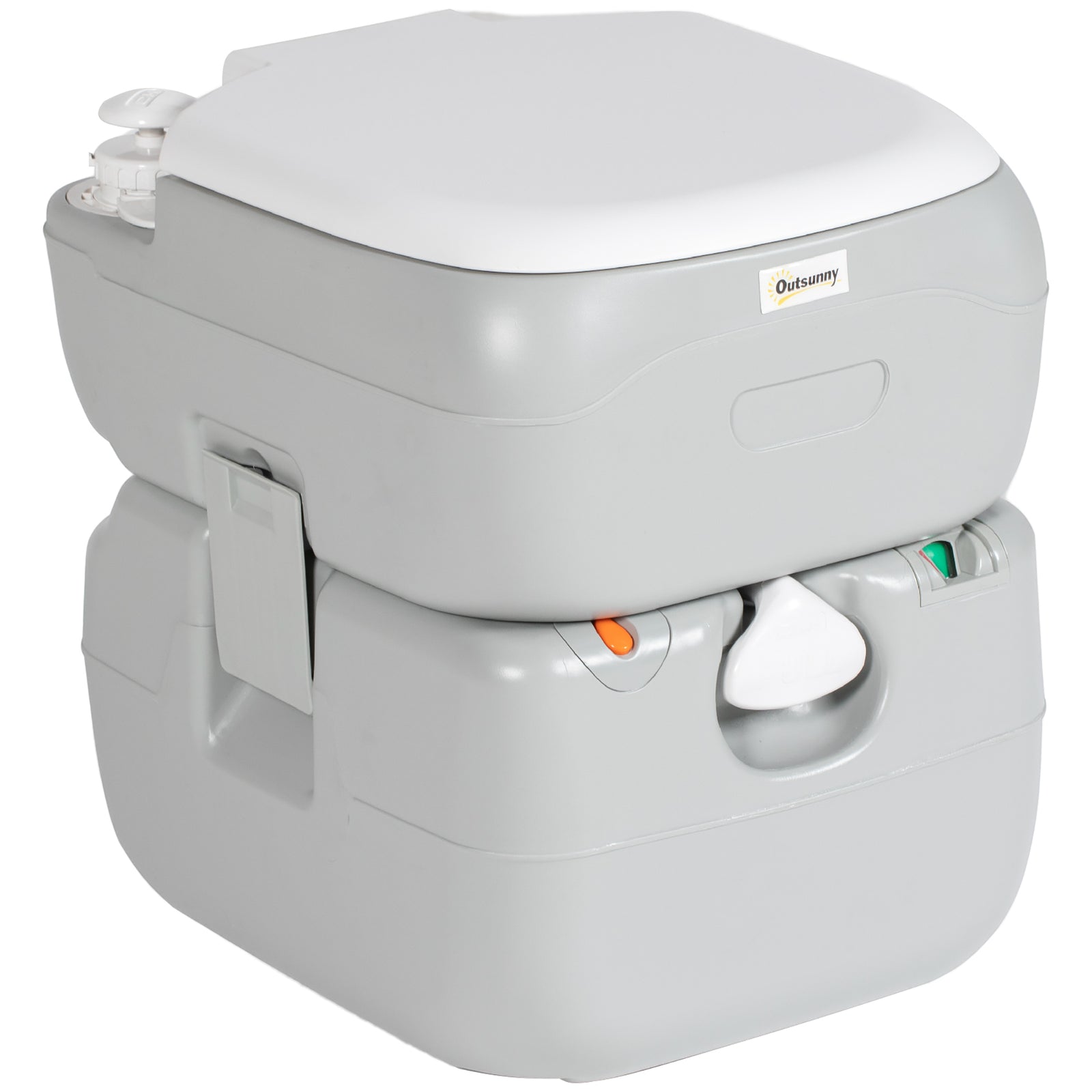 Portable Toilet W/ Detachable Tanks For Camping