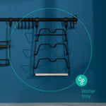 Saucepan Lid Rack - Black