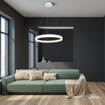 Ring 60cm Led Designer Pendant Lamp A Stunning Centrepiece Formed From A Hypnotic White Circular 36w(175w) Led Hoop