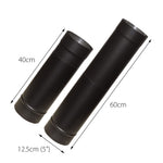Flue Pipe Straights Various Sizes for 5" inch (125mm) | 400-600mm | Black
