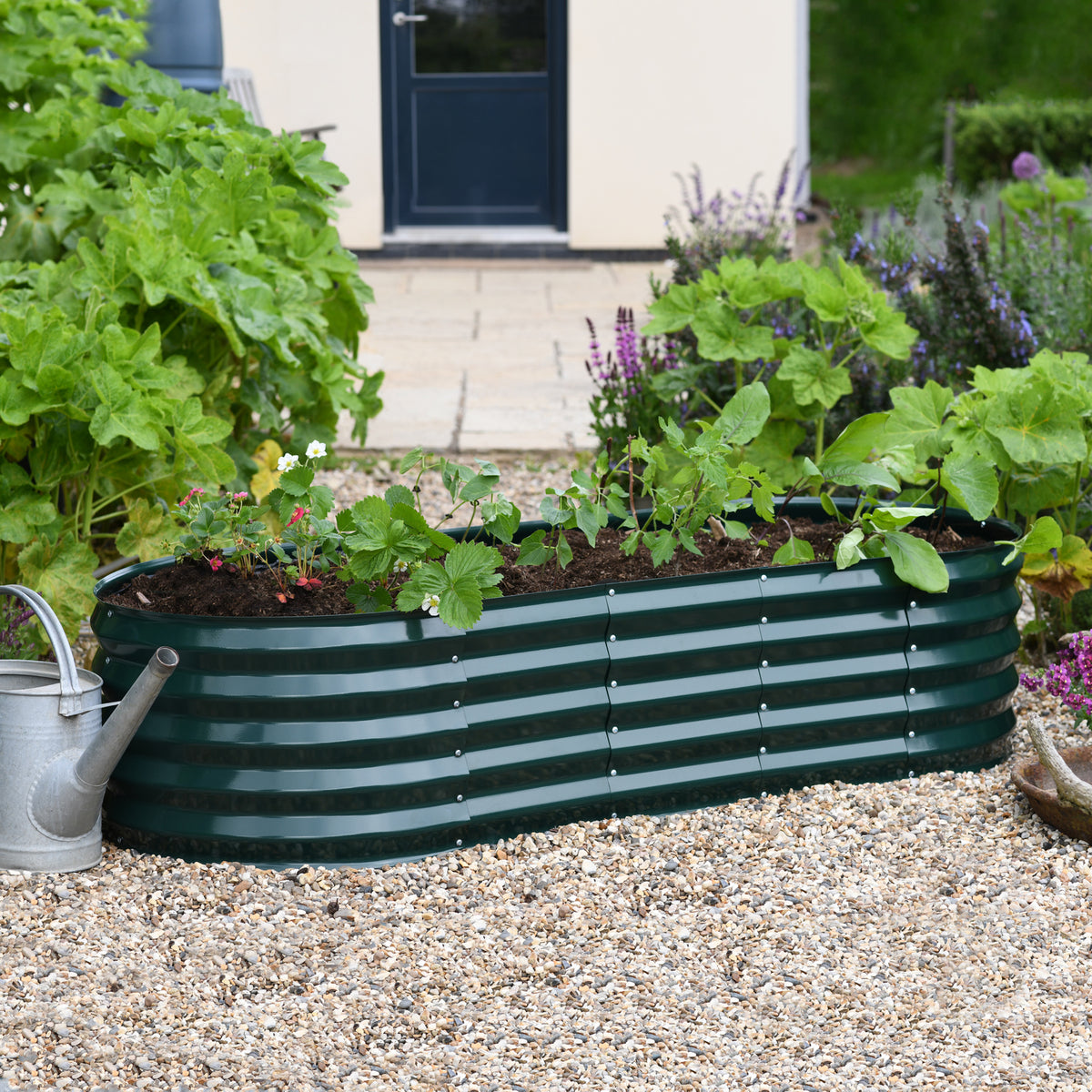 Metal Raised Modular Planter | Set of 1