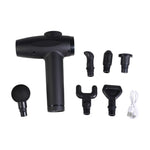 Portable Deep Tissue Massage Gun With 30 Adjustable Speeds & 6 Attachments