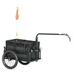 Bike Cargo Trailer With 65l Foldable Box | Black