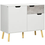 HOMCOM Modern Sideboard Storage Cabinet Free Standing Cupboard